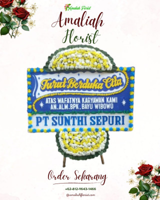 Papan Bunga Duka di Tunggurono
