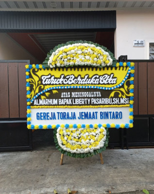 Papan Bunga Duka di Tunggurono