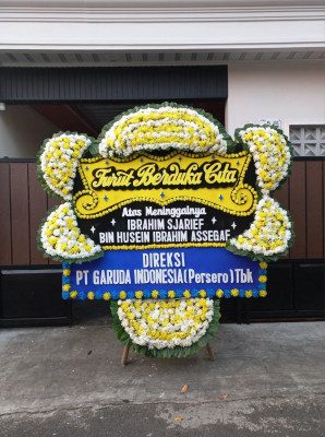 Papan Bunga Duka di Tunggurono